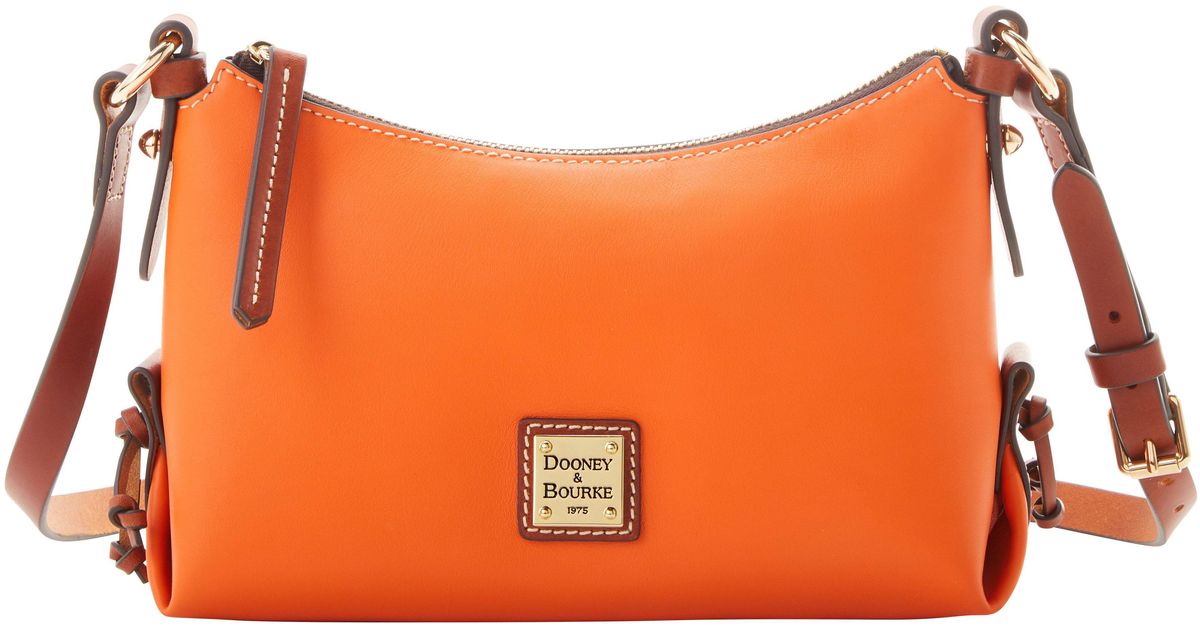 Dooney & Bourke Penrose Hobo Crossbody 22 in Orange | Lyst