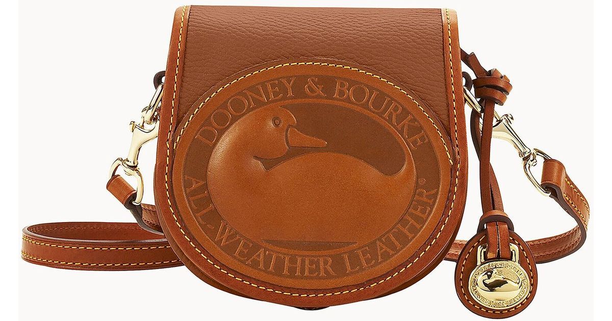 Dooney & Bourke All Weather Leather 2 Duck Bag in Tan (Natural) | Lyst