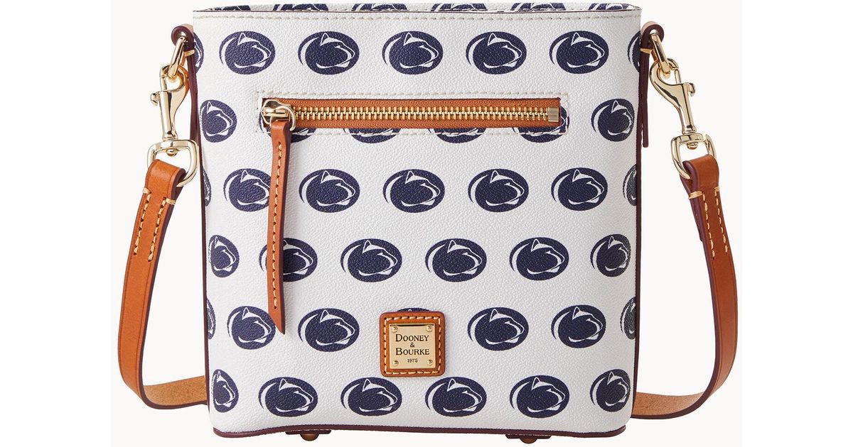 Dooney & Bourke Ncaa Penn State Small Zip Crossbody in White Lyst