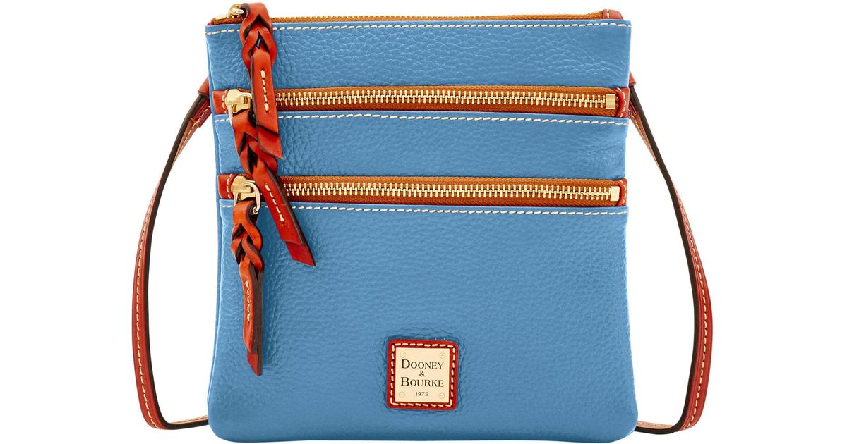dooney and bourke triple zip crossbody