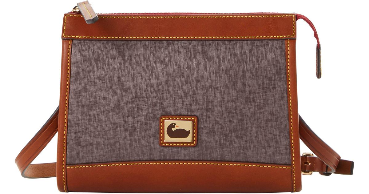 Camden saffiano zip crossbody Clearance