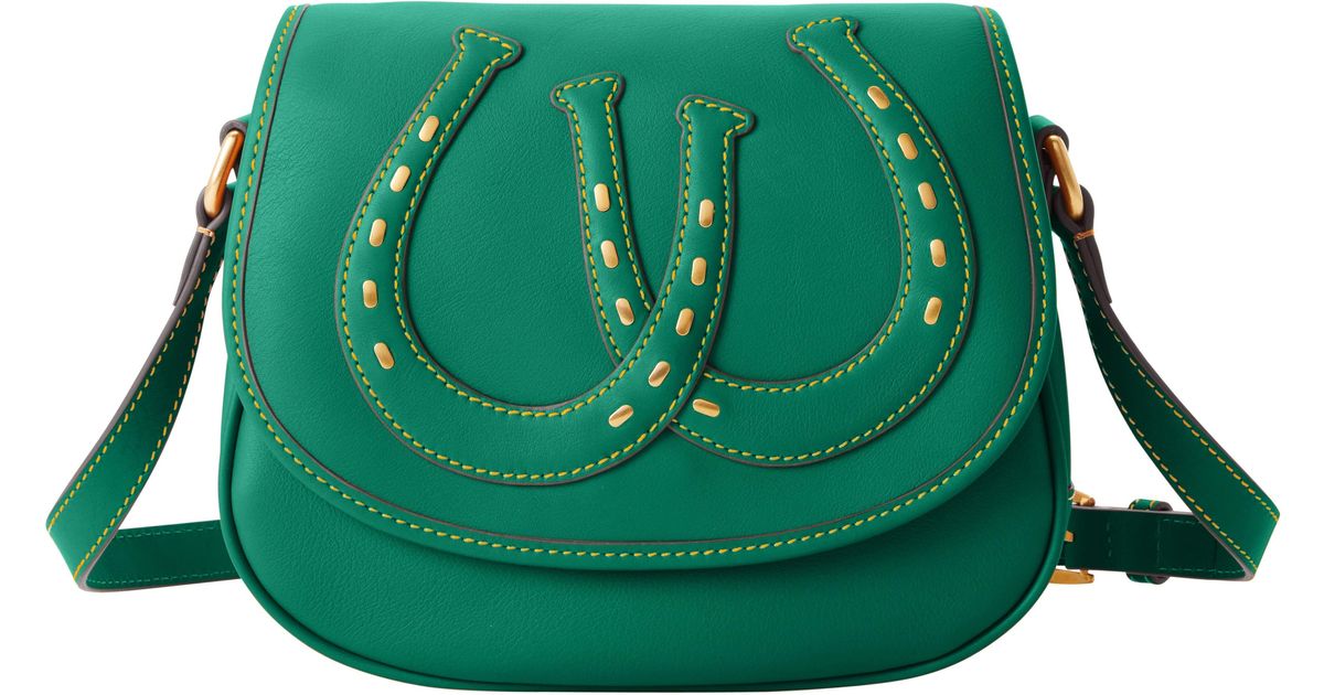Dooney & Bourke Leather Western Saddle Bag in Green Lyst