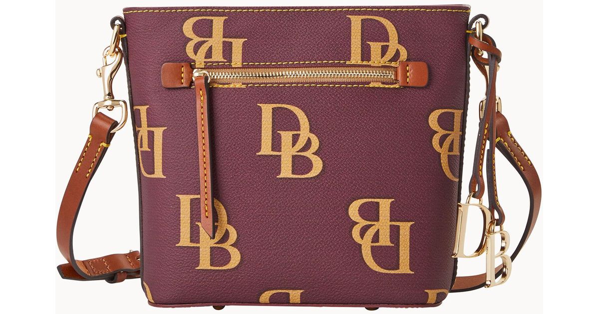 Dooney & Bourke Monogram Small Zip Crossbody in Purple Lyst