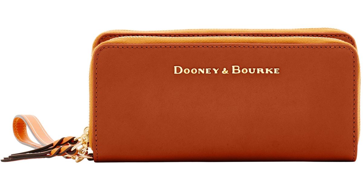 Dooney & Bourke Leather City Double Zip Wallet Lyst