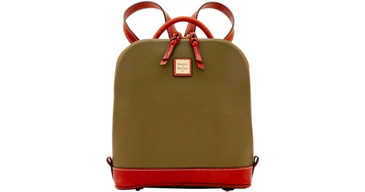 pebble grain zip pod backpack