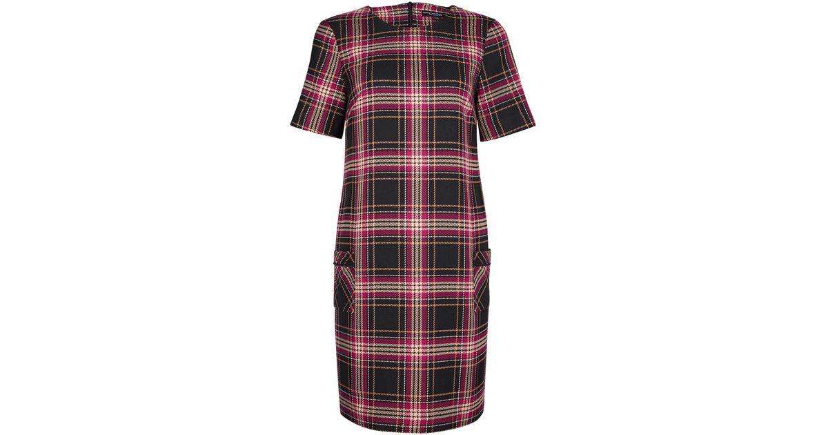 dorothy perkins red check dress