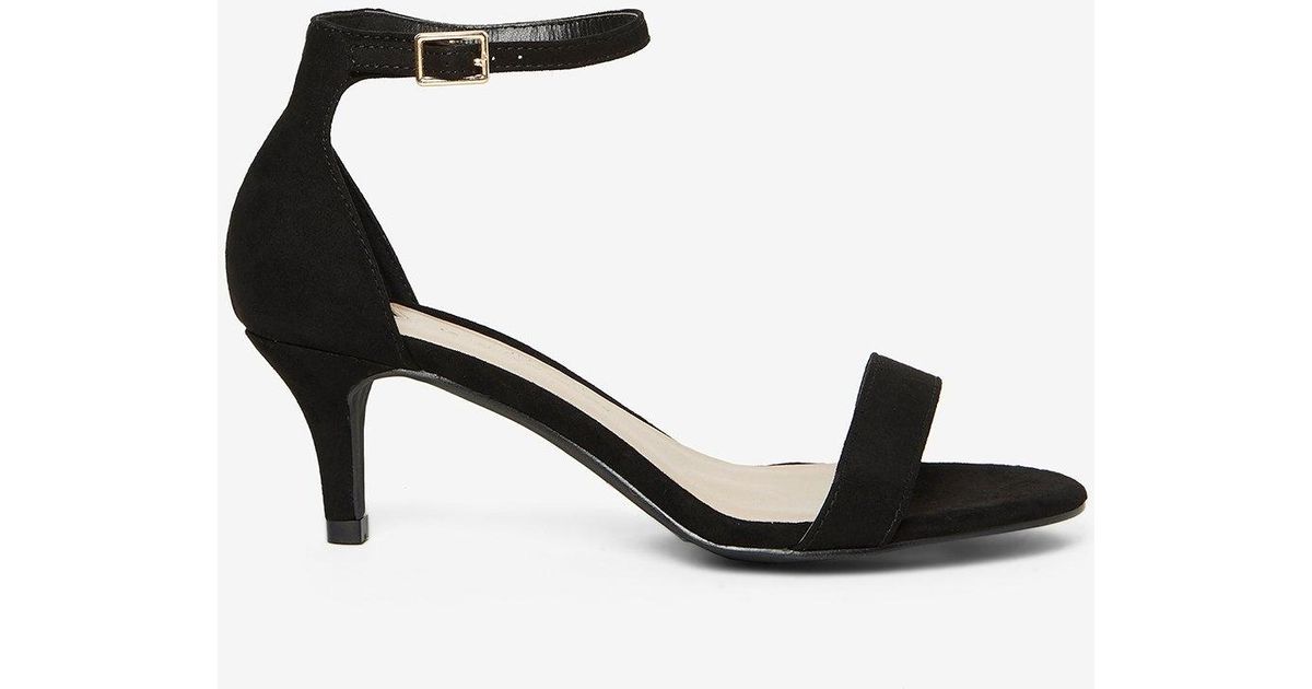 wide fit white kitten heels
