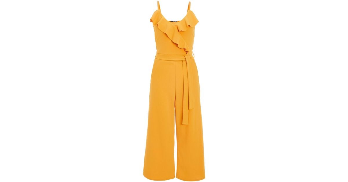 quiz mustard jumpsuit