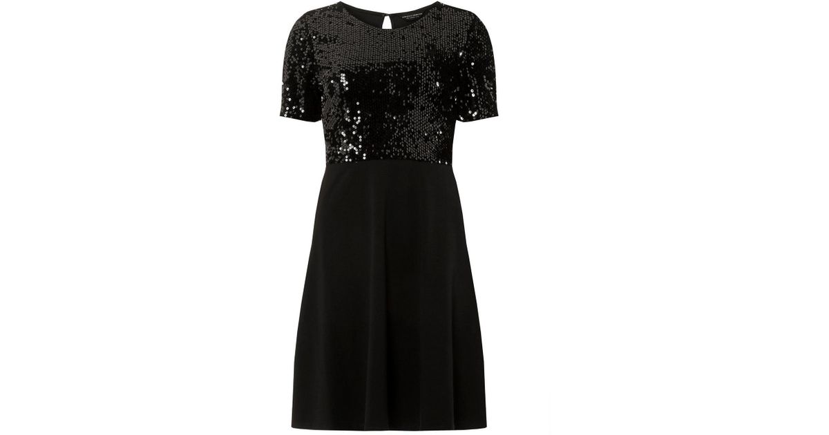 dorothy perkins sequin skater dress