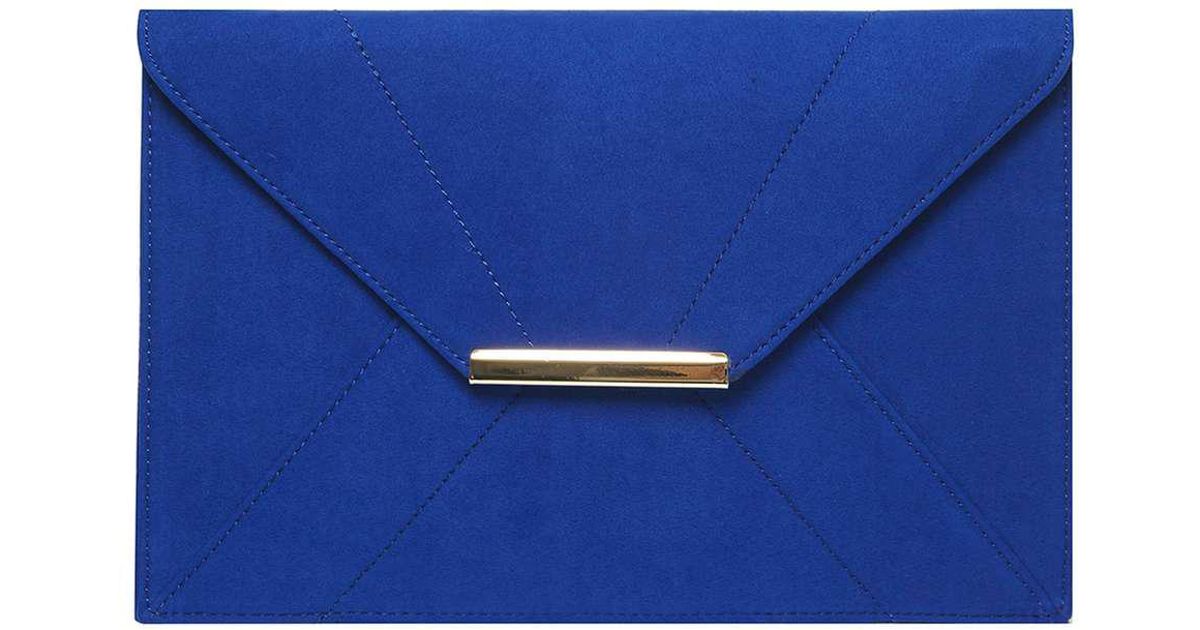 dorothy perkins blue clutch bag