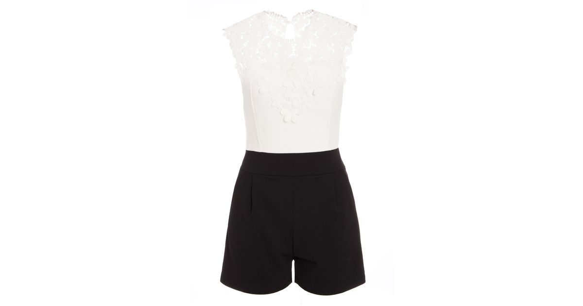 quiz lace playsuit