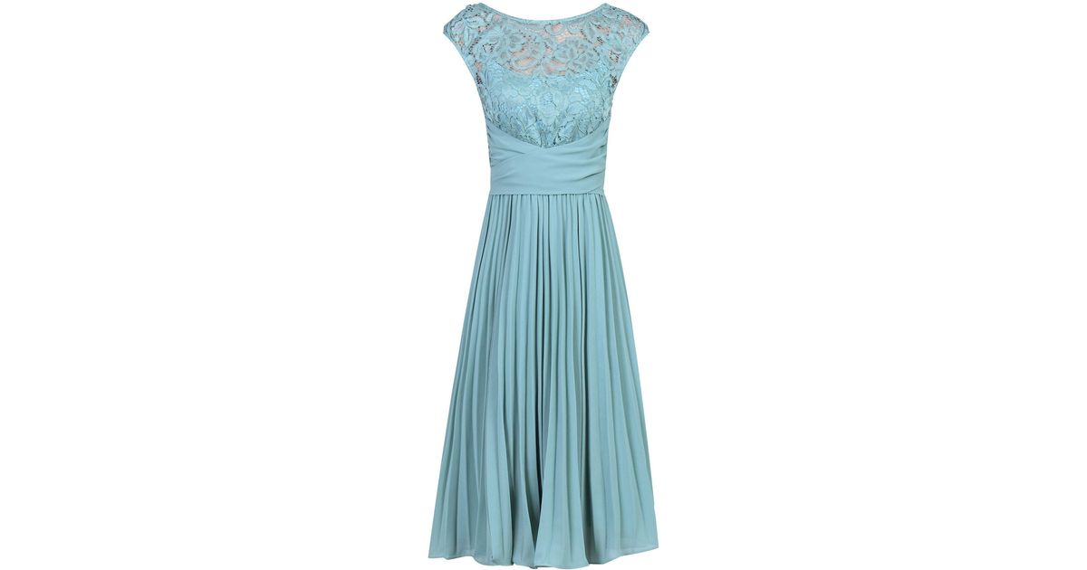 jolie moi teal dress