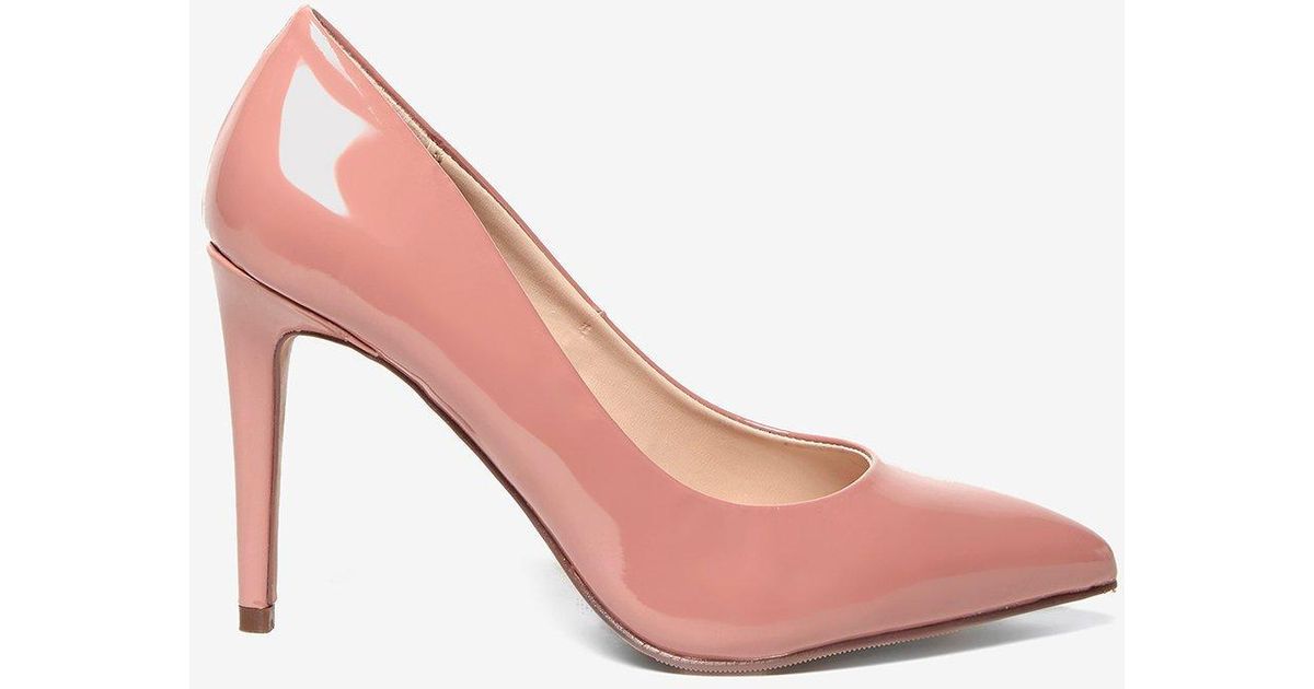 dark pink court shoes