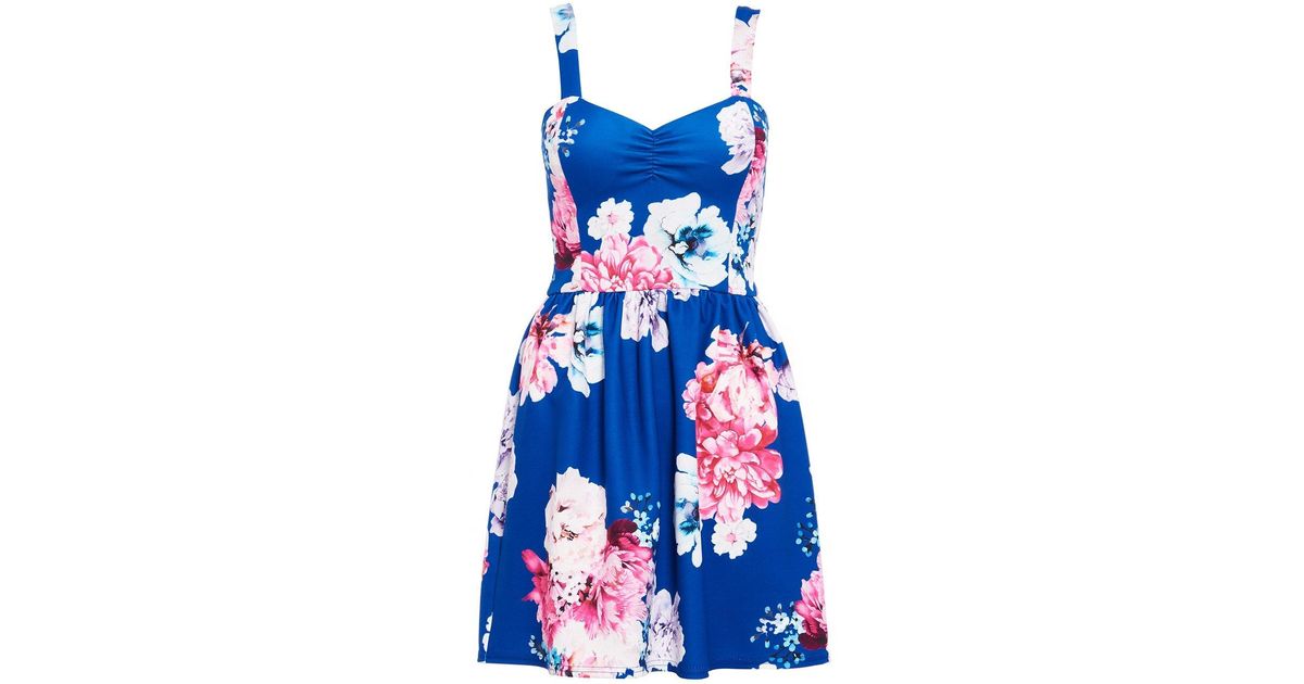 quiz royal blue dress