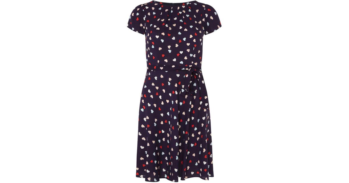billie and blossom navy dress