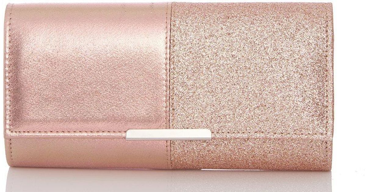 dorothy perkins rose gold bag