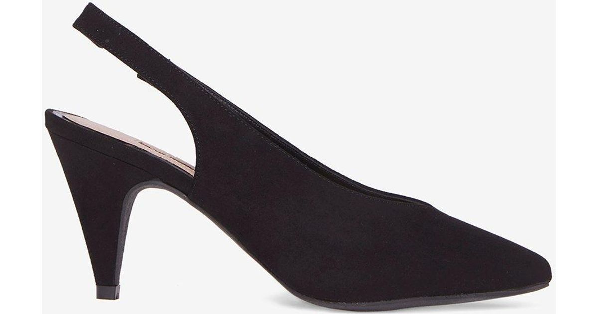 dorothy perkins black court shoes