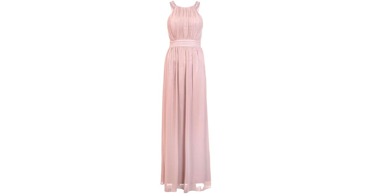 quiz pink embellished maxi dress