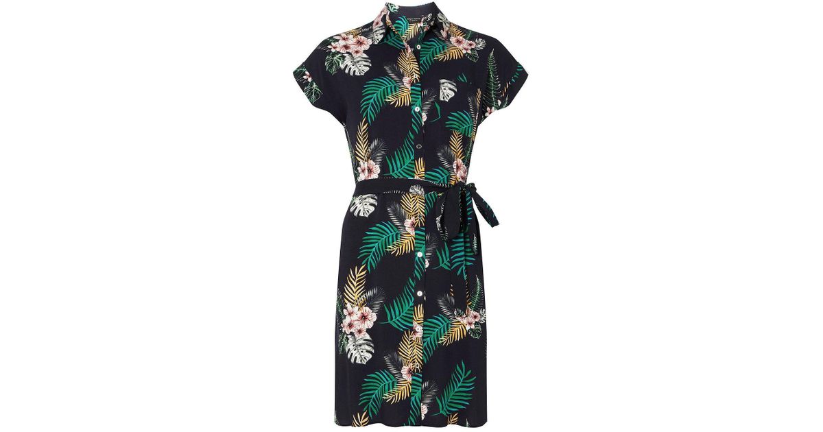 dorothy perkins tropical print dress