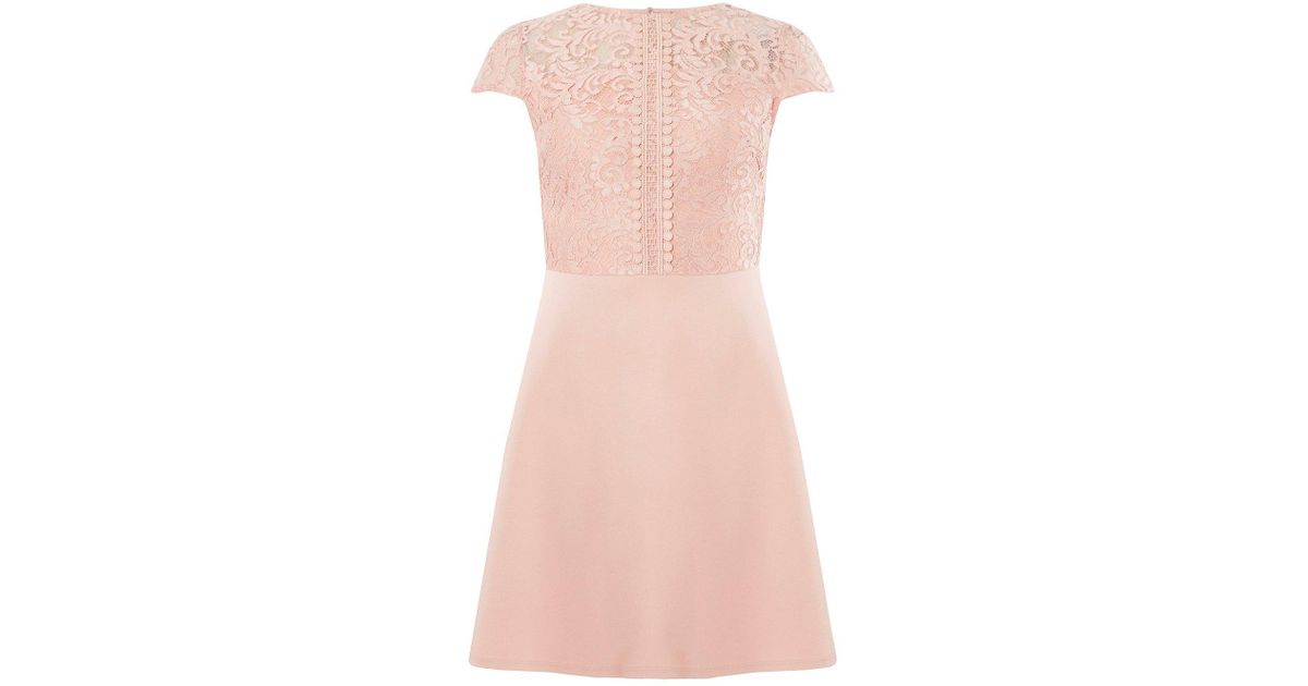 dorothy perkins blush pink dress