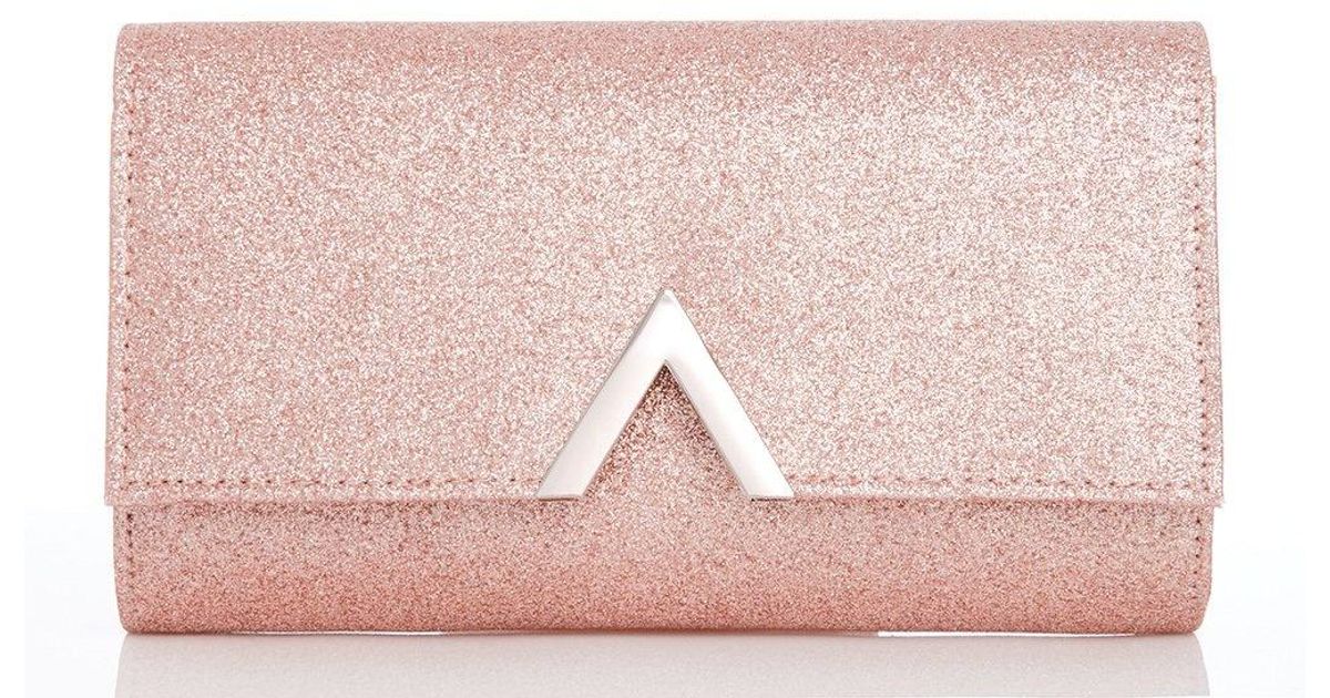 quiz rose gold bag