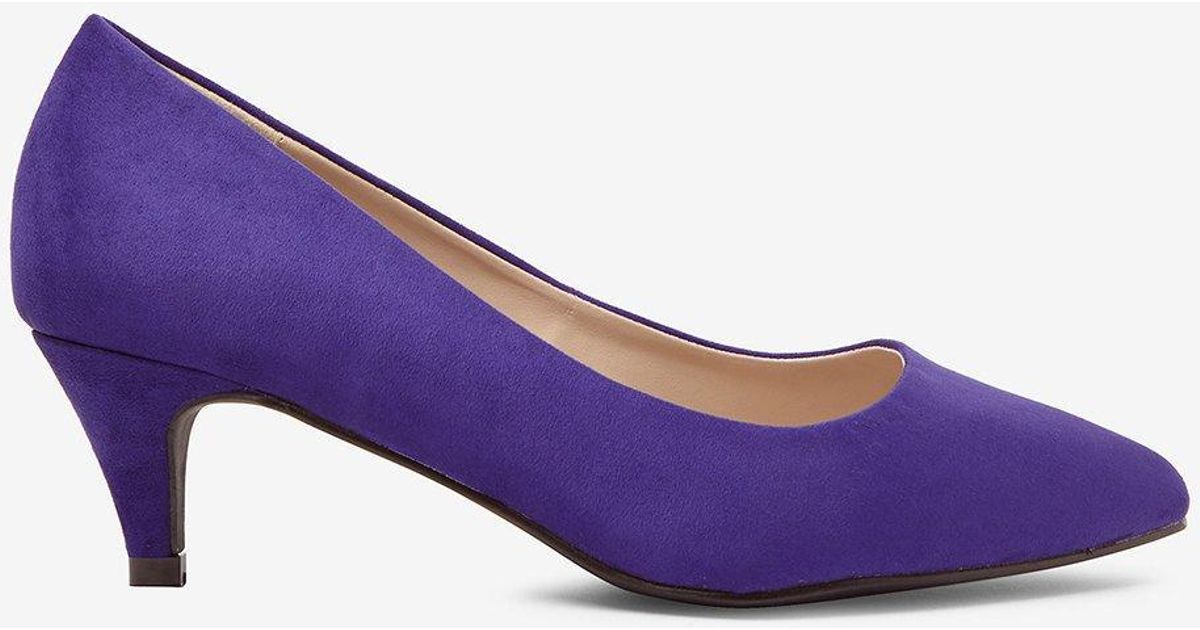purple court shoes wide fit