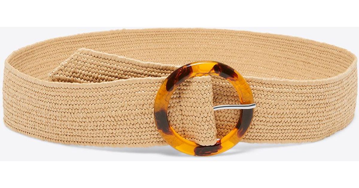 Draper James Raffia Belt in Blue | Lyst