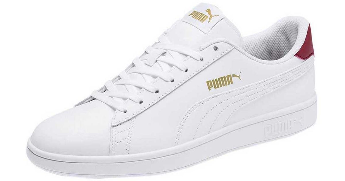 puma smash v2 white womens
