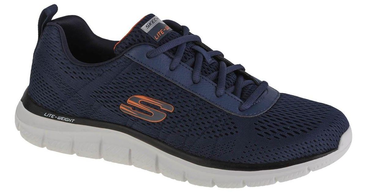 Skechers Track-moulton Sneakers in Blue for Men | Lyst