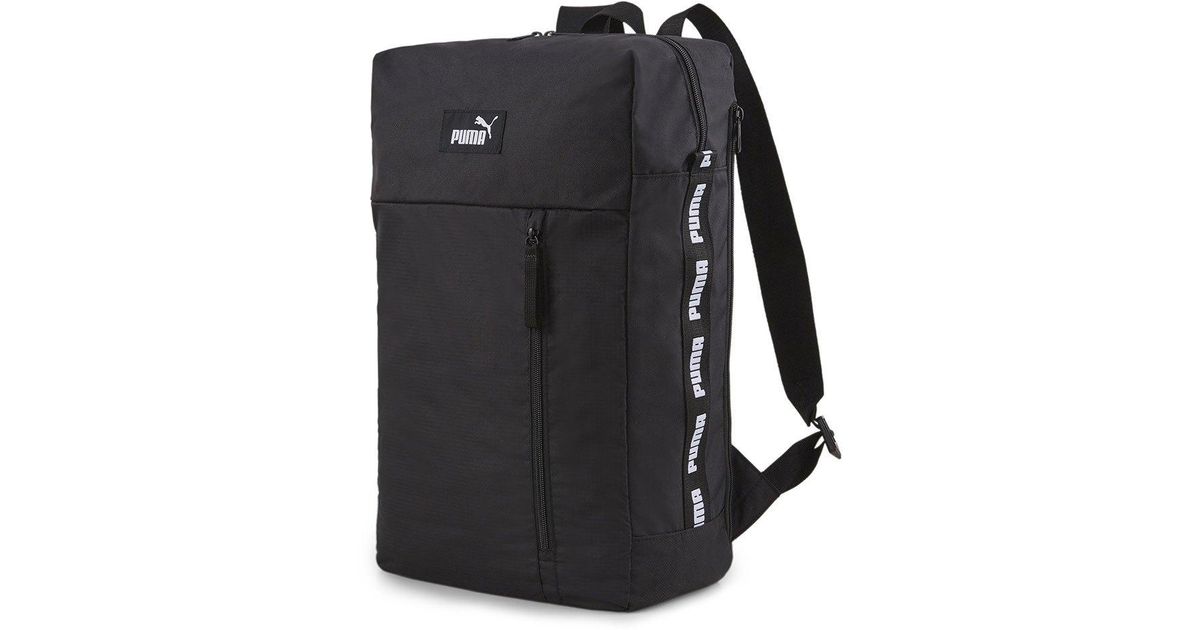 PUMA Evoess Box Backpack in Black Lyst