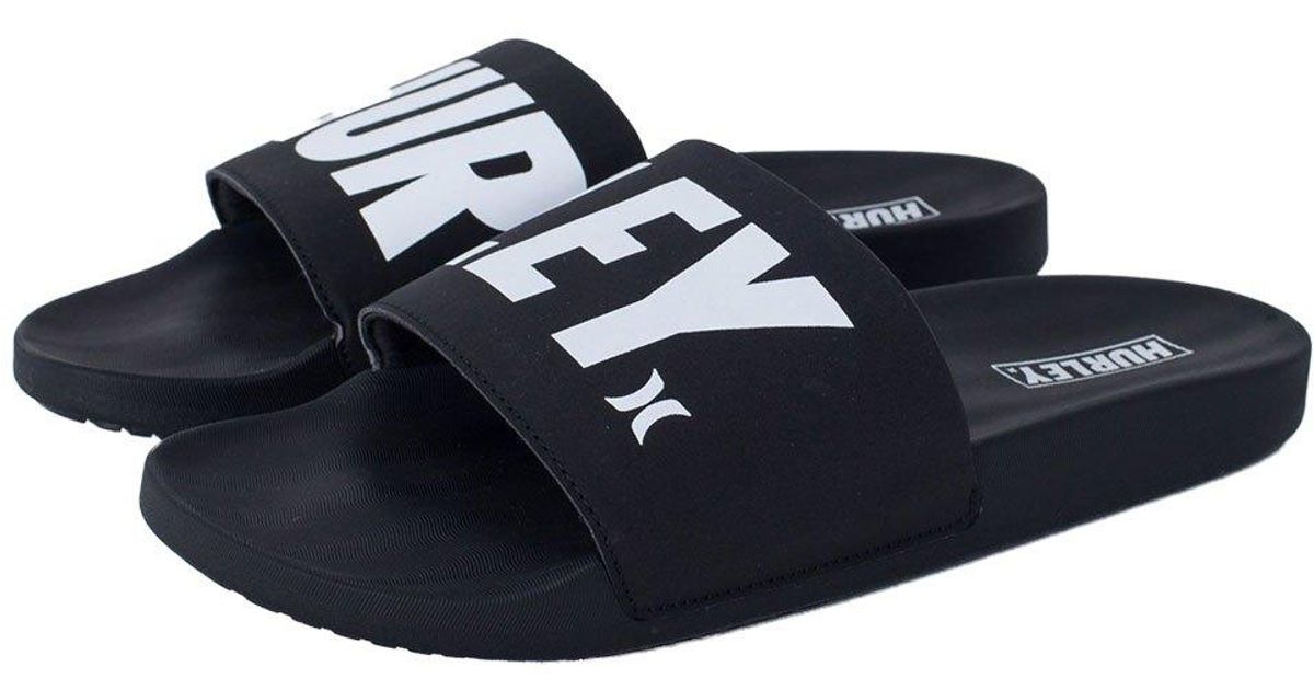 Hurley Fastlane Slides in Blue for Men Lyst