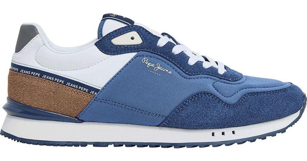 Pepe Jeans London Seal Trainers Eu 40 Man in Blue for Men | Lyst
