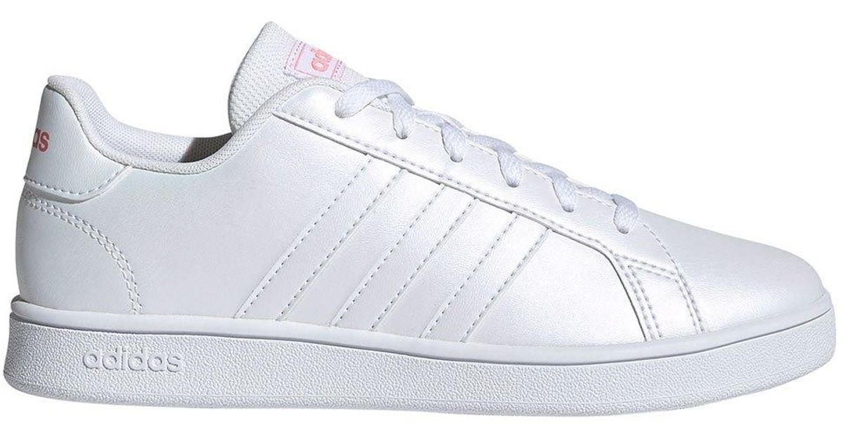 adidas Synthetic Grand Court Trainers Kid in White for Men | Lyst