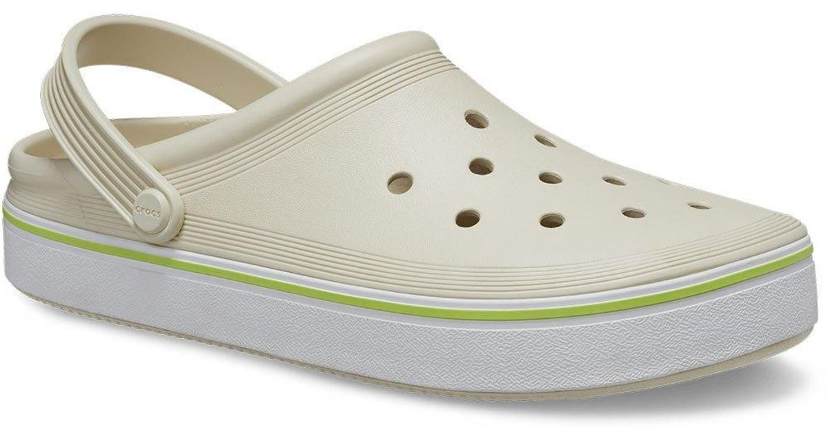 Crocs™ Crocband Clean Clogs Eu 3738 Man in White for Men Lyst