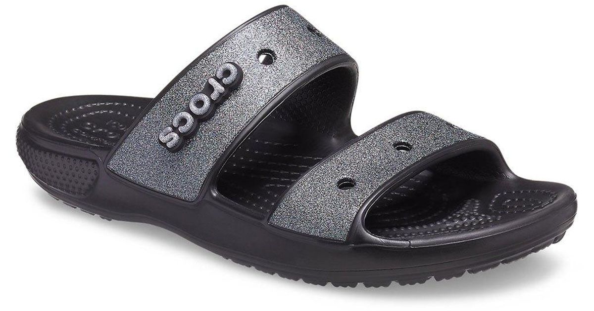 Crocs™ Classic Croc Glitter Ii Sandals in Black for Men Lyst