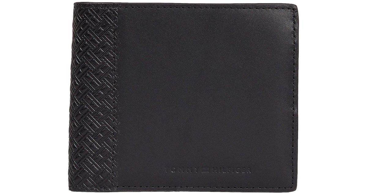 Tommy Hilfiger Central Cc And Coin Wallet in Black for Men | Lyst