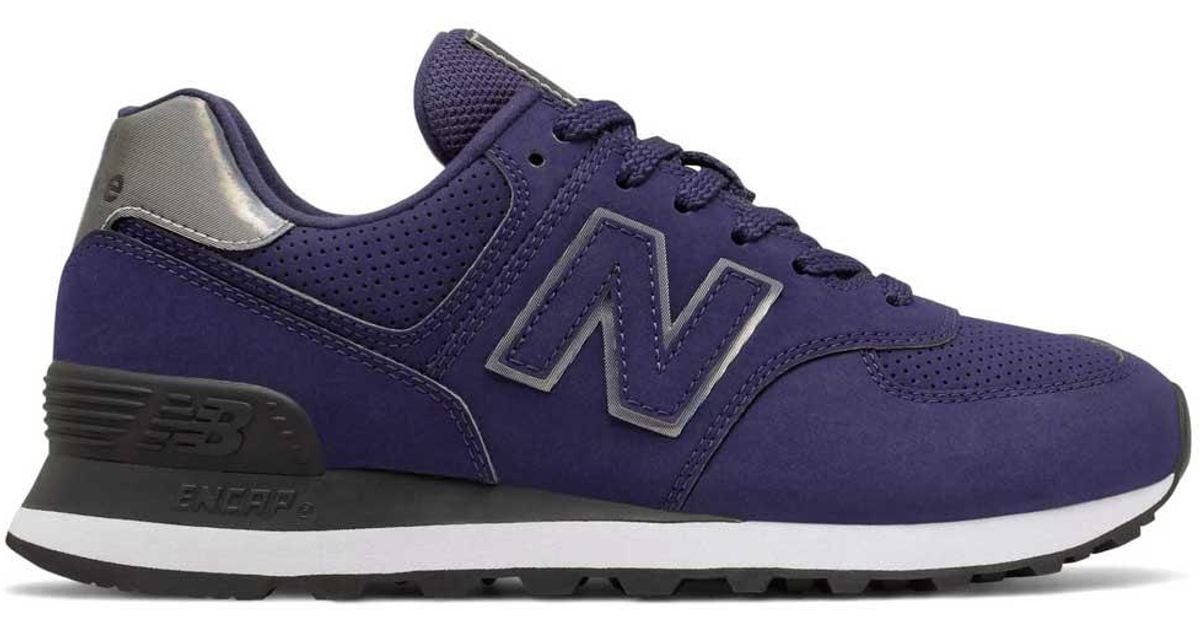 New Balance 574v2 Metalic Ilusion Trainers in Navy (Blue) Lyst