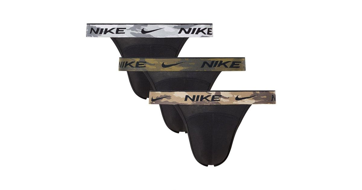 Nike Thong 3 Units in Black for Men | Lyst