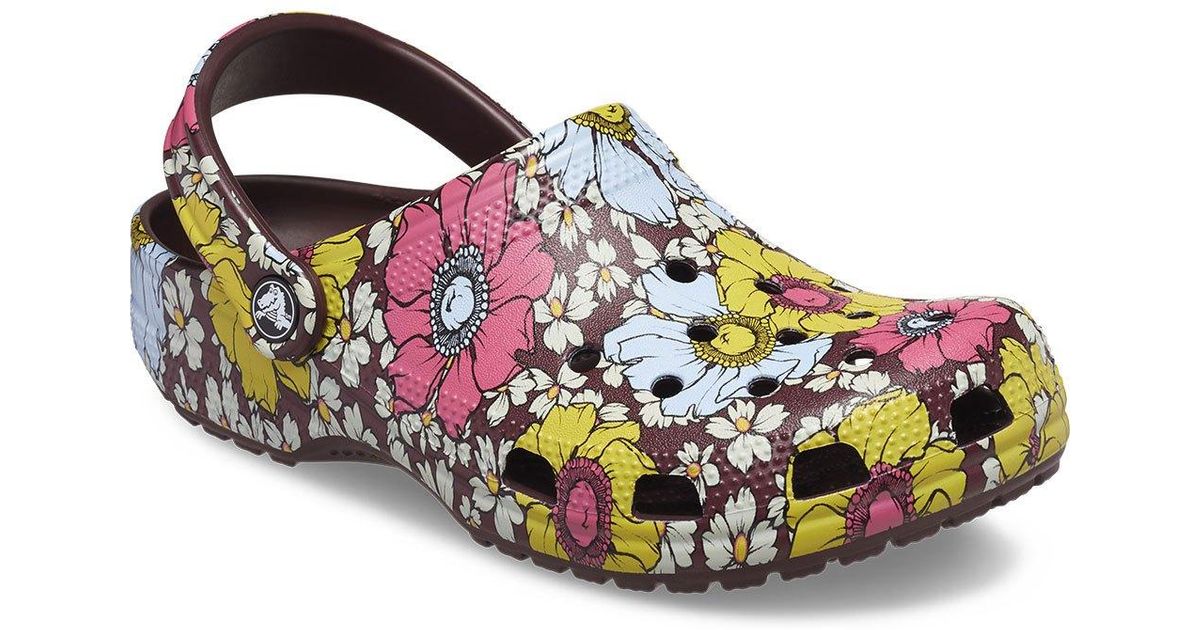 Crocs™ Classic Retro Floral Clogs in Metallic for Men Lyst