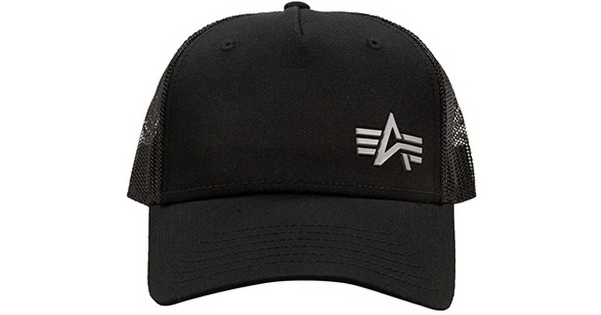 Alpha Industries Trucker Small Logo Cap 