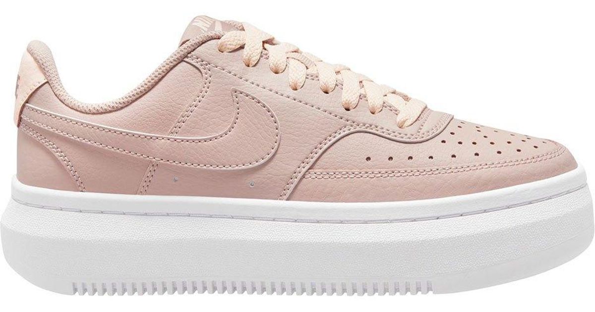 Nike Court Vision Alta Shoes Trainers in Pink | Lyst
