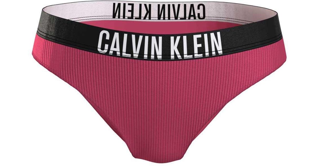 Calvin Klein Kw0kw01986 Bikini Bottom in Purple | Lyst