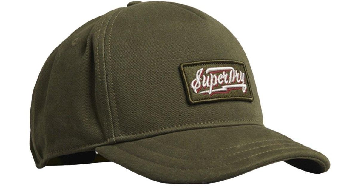 Superdry Vintage Graphic Trucker Cap in Green for Men | Lyst