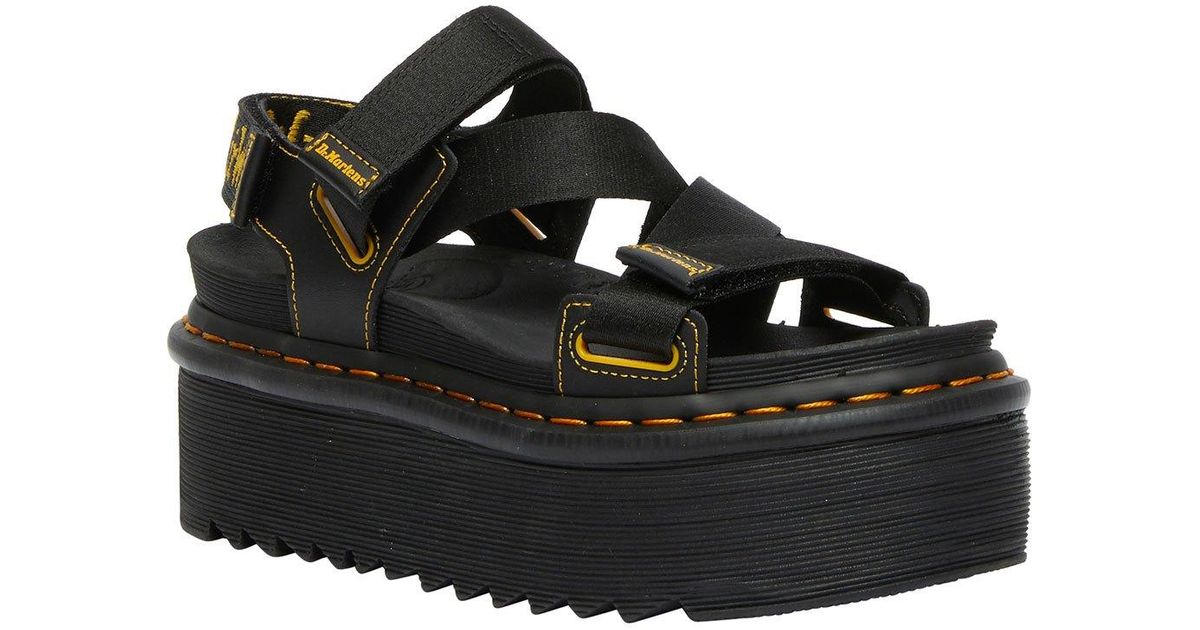 Dr. Martens Womens Vegan Blaire Sandal - Black | SurfStitch