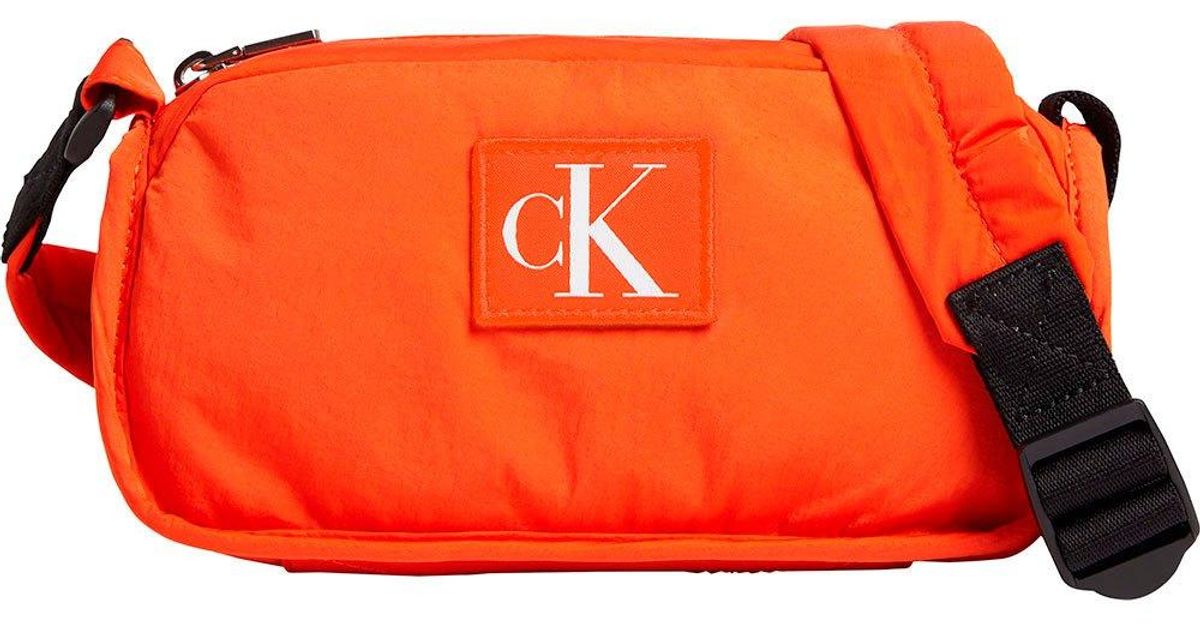 Calvin Klein City Nylon Ew Bag in Orange Lyst