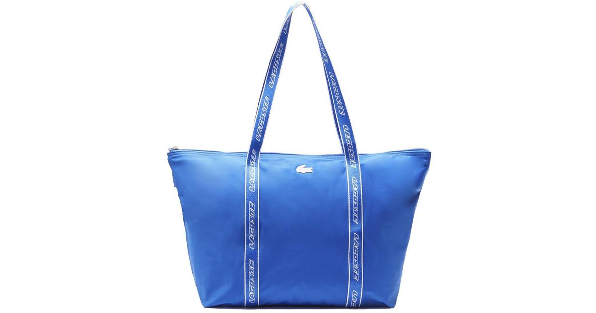 Lacoste Synthetic Nf3975va Bag in Navy (Blue) Lyst