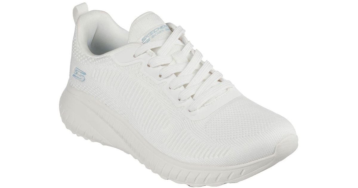Skechers Bobs Squad Chaos Trainers in White | Lyst