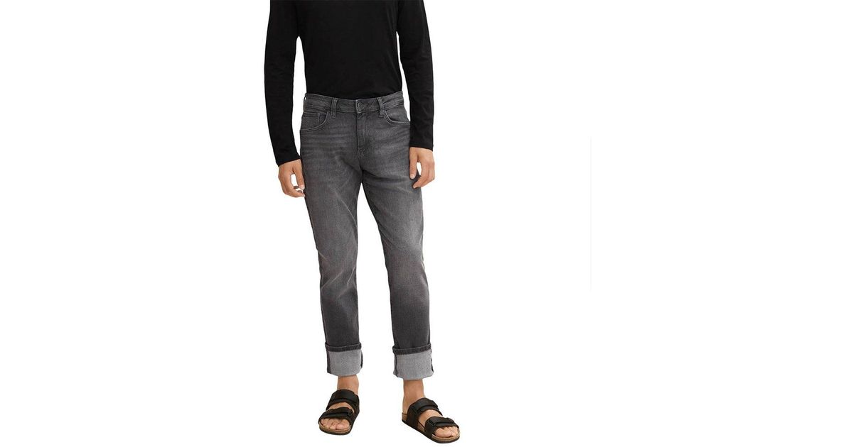 Tom Tailor Josh Slim Jeans in Black for Men | Lyst