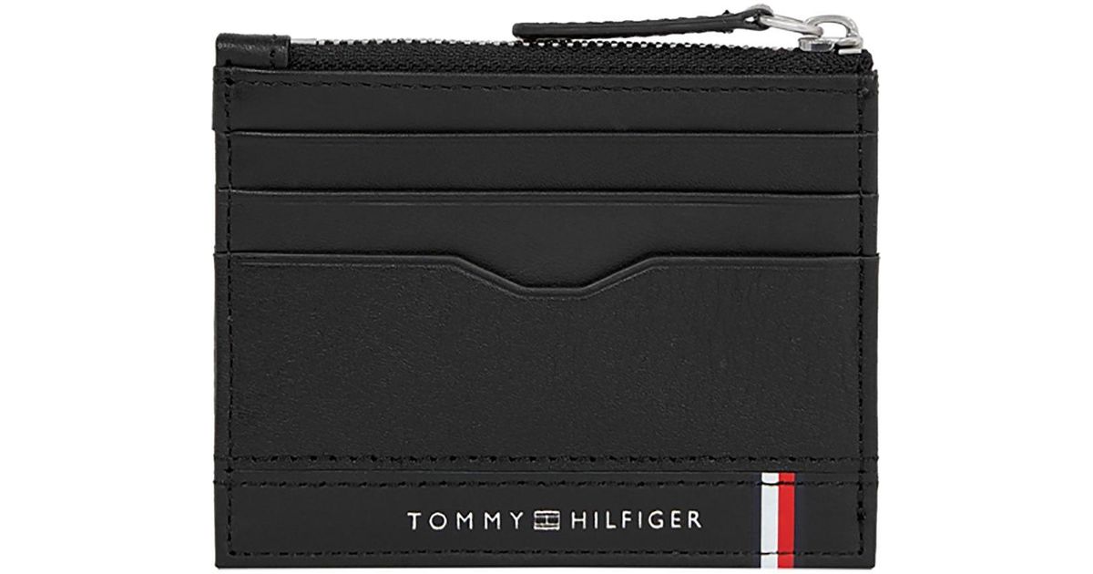 Tommy Hilfiger Central Am0am10236 Wallet in Black for Men Lyst