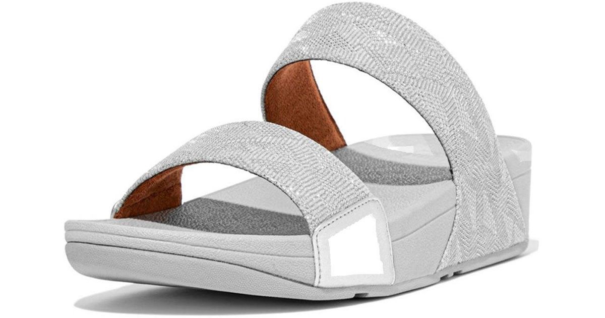 Fitflop Lulu Geo Glitz Sandals in Metallic | Lyst